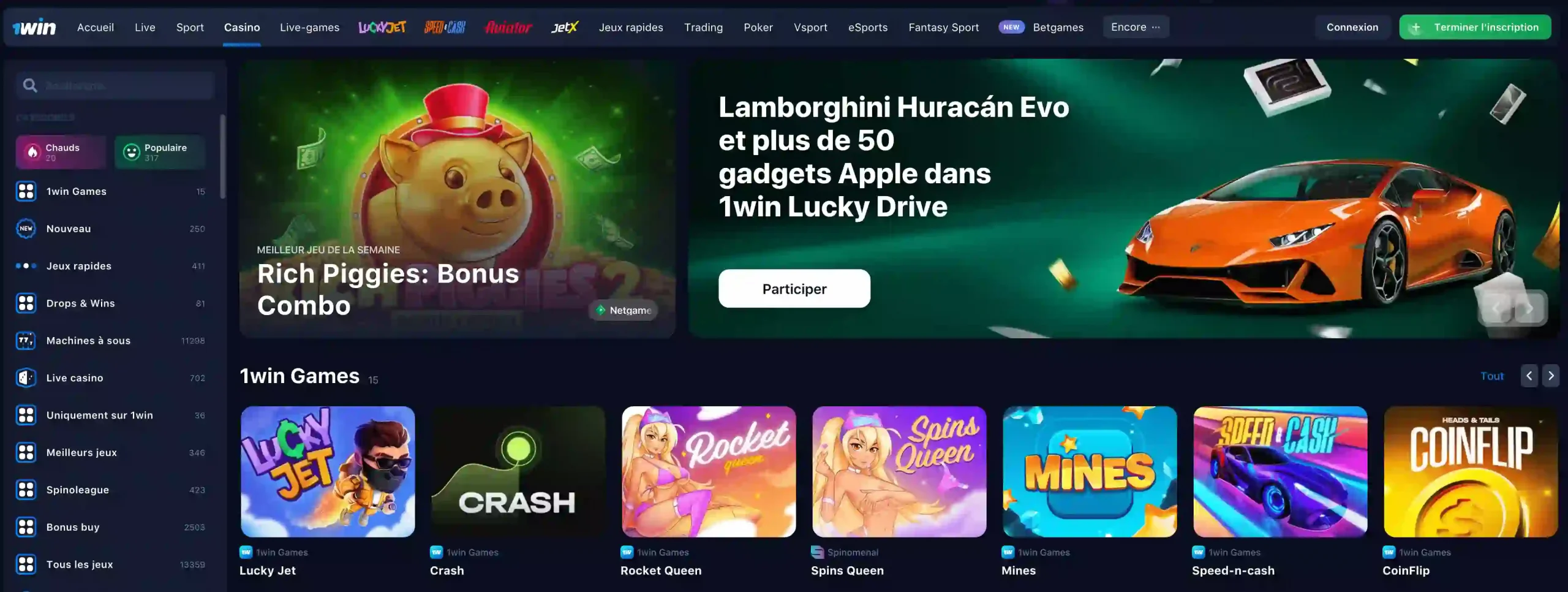 1win casino